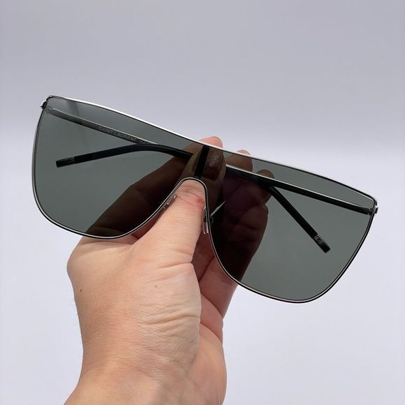 BRAND NEW SAINT LAURENT SL 1 Mask 002 Unisex Sunglasses - Picture 7 of 10